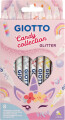 Giotto Turbo Glitter Tusser 8 Stk Pastel