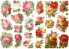 Glansbilleder - Blomster Rosenmix - 2 Ark