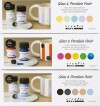 Glas- Og Porcelænsmaling - Halvblank - Dækkende - Colorful - Pastelfarver