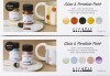Glas- Og Porcelænsmaling - Metallic - Dækkende - Pastelfarver - 10X30 Ml