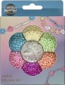 Glasperlemix 90G Mat Pastel Elastik Ophængsæske - Pearl N Fun