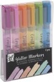 Glitter Markers - 6 Stk I Plastboks