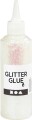 Glitterlim - Holografisk Hvid - 118 Ml