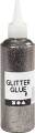 Glitterlim - Sølv - 118 Ml