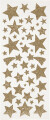 Stjerne Klistermærker - Glimmer - Guld - 2 Ark