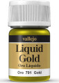 Vallejo - Liquid Gold - Metallic Paint - 35 Ml