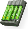 Gp - Recharge Battery Charger B441 Usb Incl 2 X Aa 2100 Mah 2 X Aaa 800 Mah