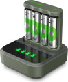 Gp - Recyko Aa Usb Charger - B441 Batteri Oplader Dock 4 Batterier