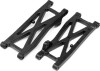 Graphite Rear Suspension Arm Set Firestorm - Hp100410 - Hpi Racing