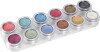 Grimas Ansigtsmaling - Palette Med Perlemorsfarver - 12X2 5 Ml