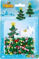 Hama Midi Perlesæt - Lille Juletræ Perleplade Og Perler - 4108