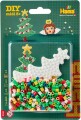Hama 4142 - Lille Juletræ - 450 Diy Midi Perler Plade Papir