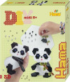 Hama Midi Perler - Diy 3D Panda Figur Perlesæt - 3258