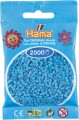 Hama Mini Perler - Azurblå - 2000 Stk - 501-49