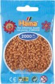 Hama Mini Perler - Lysebrun - 2000 Stk - 501-21