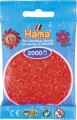 Hama Mini Perler - Neon Rød - 2000 Stk - 501-35