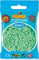 Hama Mini Perler - Pastel Mint - 2000 Stk - 501-98