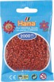 Hama Mini Perler - Rødbrun - 2000 Stk - 501-20