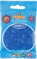 Hama Mini Perler - Transparent Blå - 2000 Stk - 501-15