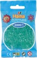 Hama Mini Perler - Transparent Grøn - 2000 Stk - 501-16
