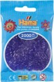 Hama Mini Perler - Transparent Lilla - 2000 Stk - 501-24