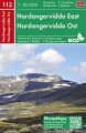 Hardangervidda East Hiking Cycling Map