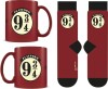 Harry Potter Platform 9 34 Mug Sock Set