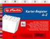 Herlitz Kartoteksregister Pp A6 Hvid A-Z