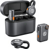Hollyland - Lark M2S Mini Combo Wireless Lavalier Microphone - Space Gray
