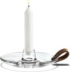 Holmegaard - Dwl Lysestage - Ø16 Cm - Glas