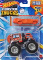 Hot Wheels - Monster Truck Bil - Die-Cast - 1 64 - Will Trash It All