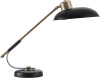 House Doctor - Bordlampe - Art Deco - Messing - Sort - H 50 Cm