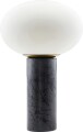 House Doctor - Bordlampe - Opal - Hvid Og Sort - H 45 Cm