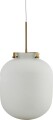 House Doctor - Pendel Lampe - Ball - Hvid - Ø 30 Cm