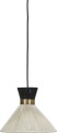 House Doctor - Pendel Lampe - Cord - Sort - Ø 25 Cm