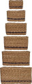 House Doctor - Kurve Til Opbevaring - Squares - Natur - 6 Stk
