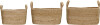 House Doctor - Kurve Til Opbevaring - Flet - Stella - Natur - 3 Stk