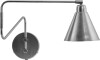 House Doctor - Væglampe - Hdgame - Børstet Sølvfinish - 76 Cm