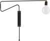 House Doctor - Væglampe - Swing - Sort - L 70 Cm