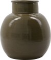 House Doctor - Vase - Aju - Keramik - Grøn - 21 Cm