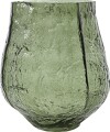 House Doctor - Vase - Moun - Glas - Mørkegrøn - 22 Cm
