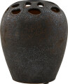 House Doctor - Vase - Varios - Keramik - Sortbejdset - 19 Cm