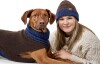 Hunter - Hundepullover Odense 40 Hat Brunblå