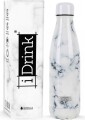 I-Drink - Termoflaske 500 Ml - Marble Hvid