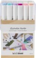 Illustration Marker - Tykkelse 1 8 Mm - Pastelfarver - Standardfarver -