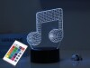 Itotal - 3D Led Lampe - Music