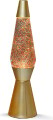 Itotal - Lava Lampe - Glitter - Guld - 36 Cm