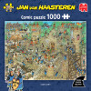 Jan Van Haasteren Puslespil - 1000 Brikker - Castle Conflict