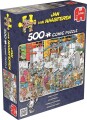 Jan Van Haasteren Puslespil - 500 Brikker - Slik Fabrikken