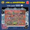 Jan Van Haasteren Puslespil - 1000 Brikker - The Grand Cafe